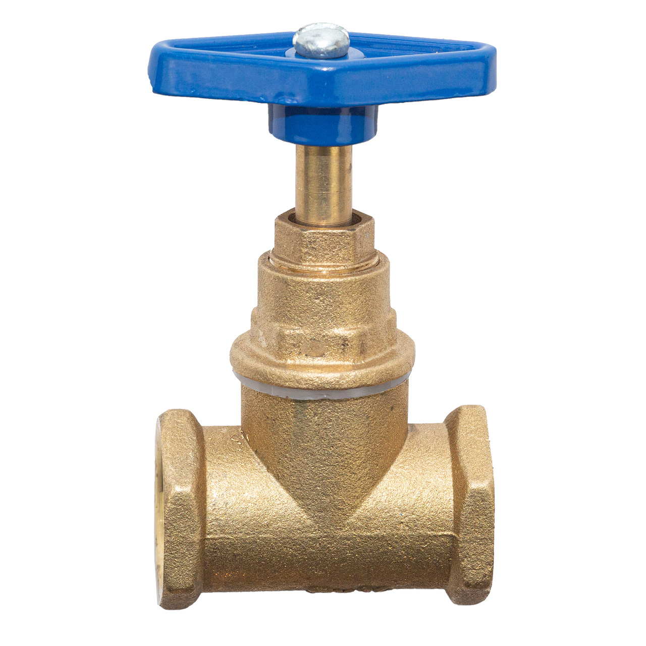 Клапан (вентиль) запорный латунный 15Б3р Ду 40 (1 1/2") Ру 16