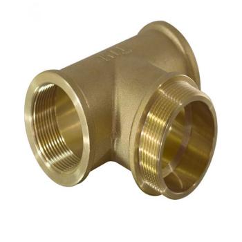 Тройник латунь ВР/НР/ВР Ду 15 (1/2")