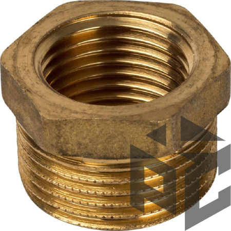 Футорка латунь ВР/НР Ду 25x50 (1"х2") от производителя "Рускон"